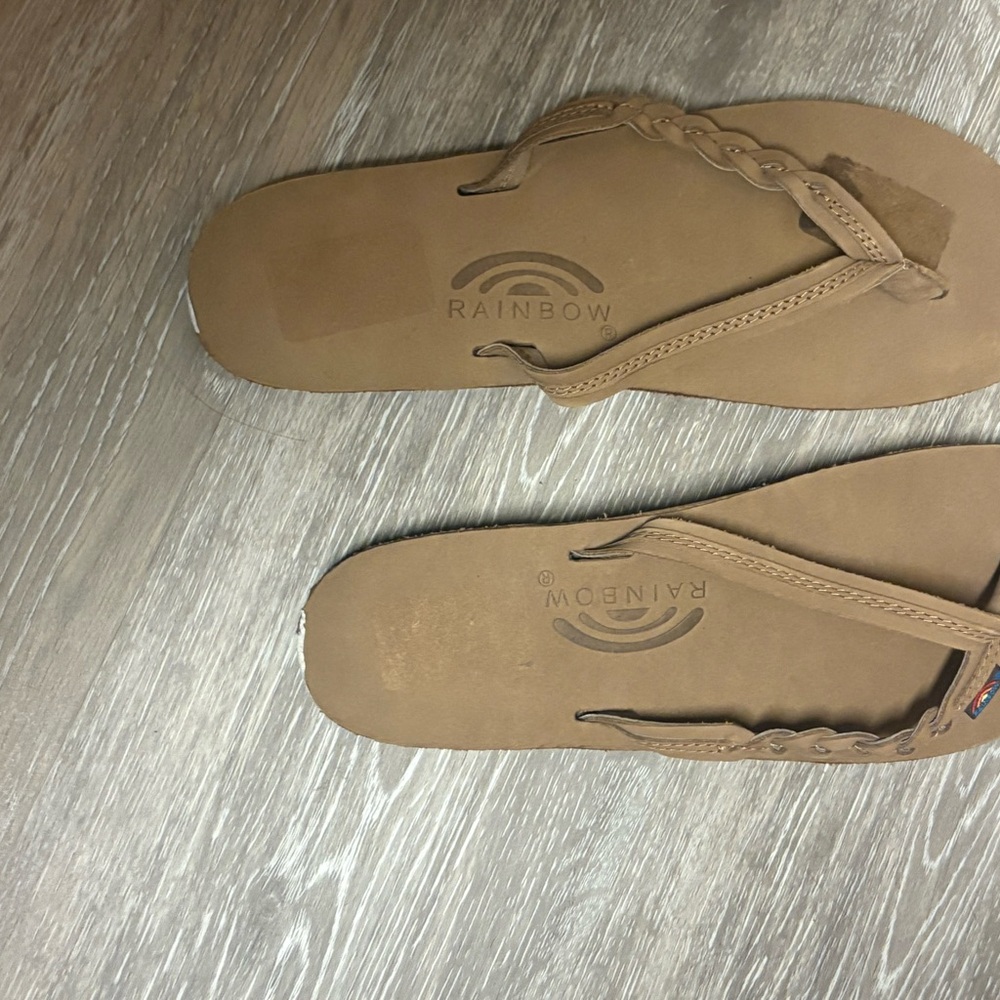 Rainbow Tan Sandals